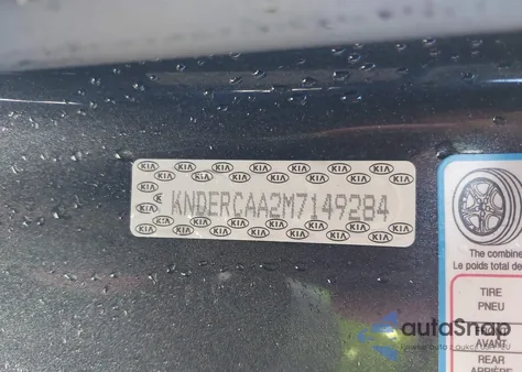 2021 Kia Seltos Ex z USA, uszkodzony, nr VIN KNDERCAA2M7149284